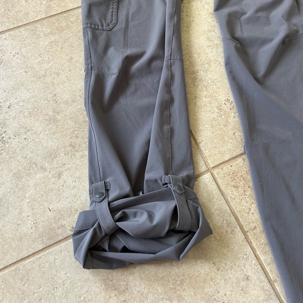 REI Kornati Roll-Up Pants Hiking Trail Utility UPF 50 Outdoor Gorp Travel Gray 6 - Picture 6 of 16
